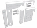 CLAMP KIT FOR #92461 WITH RAILSYSTM