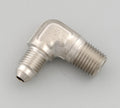 Russell Performance -4 AN to 1/4in NPT 90 Degree Flare to Pipe Adapter (Endura)
