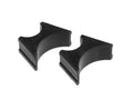 Prothane Universal Shock Reservoir Mounts - 1.5/2.0 Diameter - Black