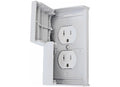 WEATHERPROOF STANDARD RECEPTACLE COVER WHITE