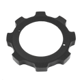 RACELINE MAMBA BLACK CAP S FOR 8 LUG (EXTENDER)(CS-M6-1X50-SS)