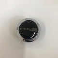 RACELINE 131 EVO CHROME CAP W BLACK DECAL