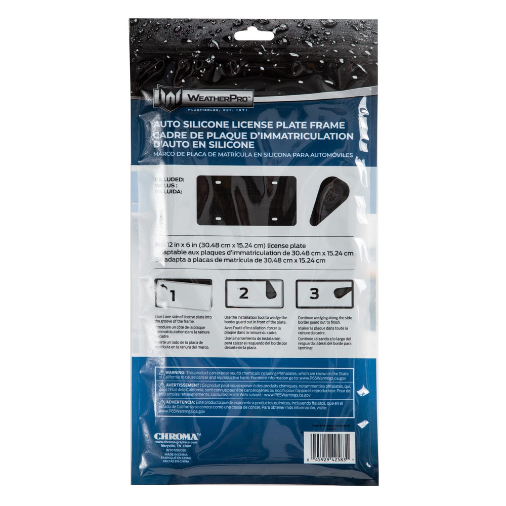 CHROMA DECAL black auto part