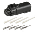 MX 150, 6 CAVITY, MALE, BLACK