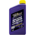 ~(2 lbs. 9X4X2)~ Royal Purple Max Cycle 20W50 High Performance Synthetic Motorcycle Oil - 1 Quart Bottle (French Label)