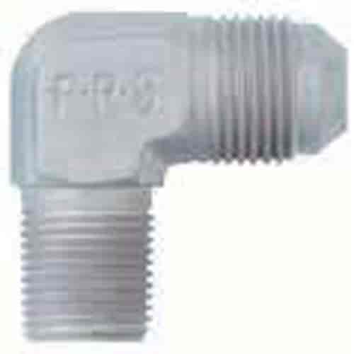 #6 X 1/4 MPT 90 ADAPTER CLEAR