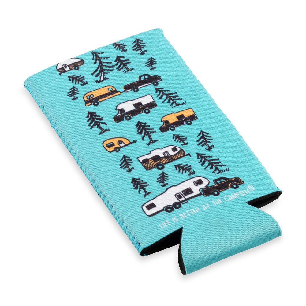 LIFE IS BETTER AT THE CAMPSITE SKINNY CAN HOLDERS 4PACK