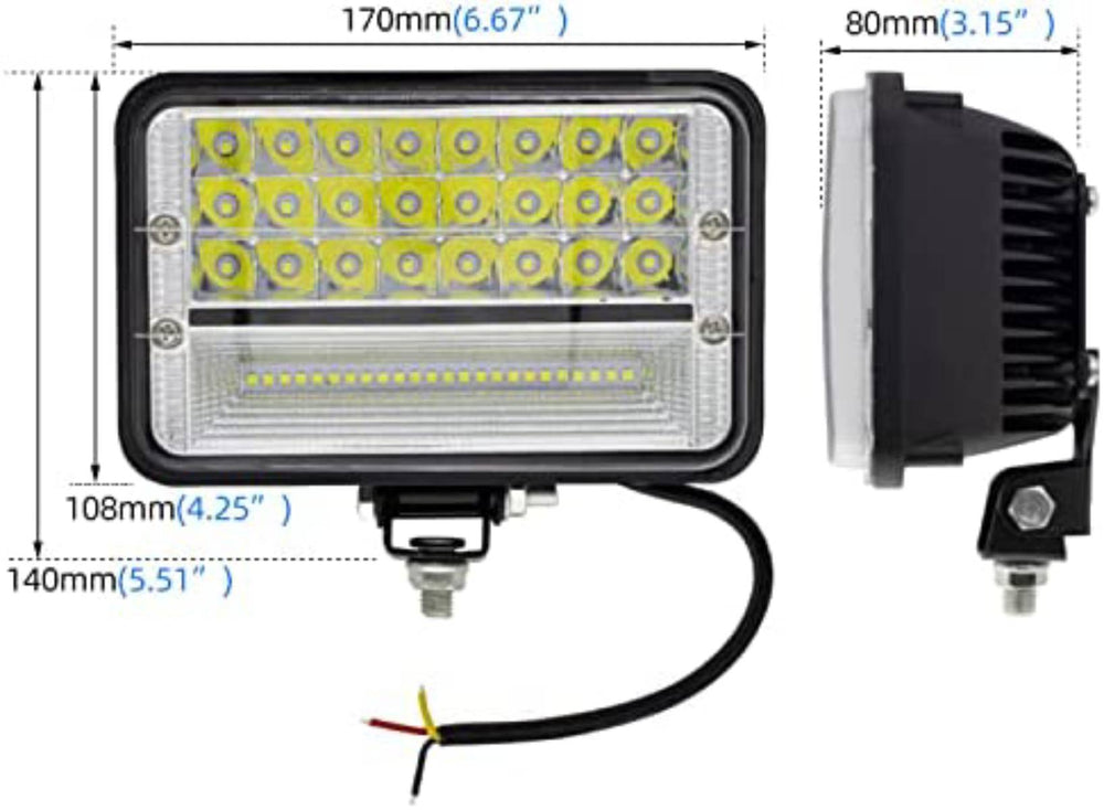 AUXILLARY LIGHTING - 6.7 INCH 2-PACK
