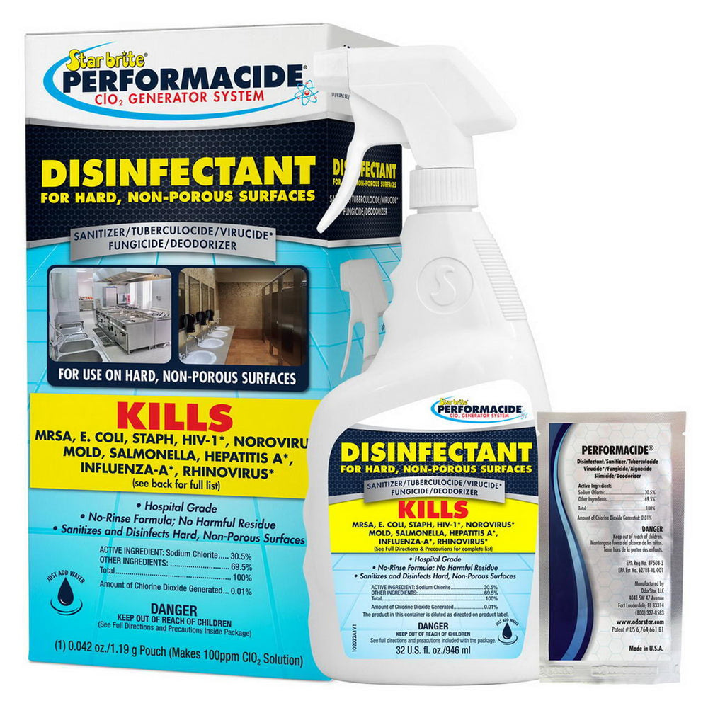 PERFORMACIDE DISINFECTANT 32 OZ. KIT 4 PACK/CASE