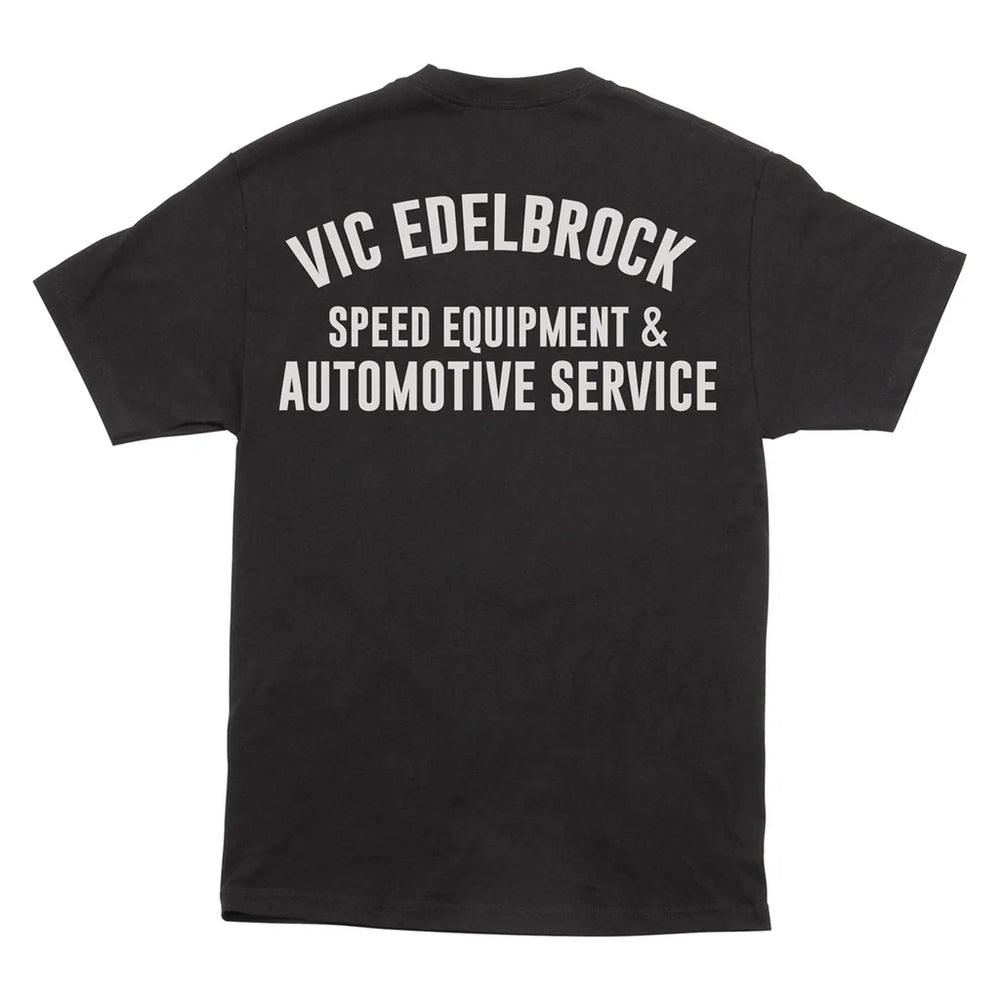 T-SHIRT, S/S VIC'S SERVICE BLACK (S