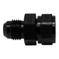 DeatschWerks 6AN Male Flare To Fuel Pump Outlet Barb Adapter - Black