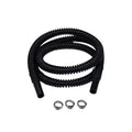 Deatschwerks Convoluted Tubing 100mm Length x 8mm ID Side 1 x 8mm ID Side 2 - Black