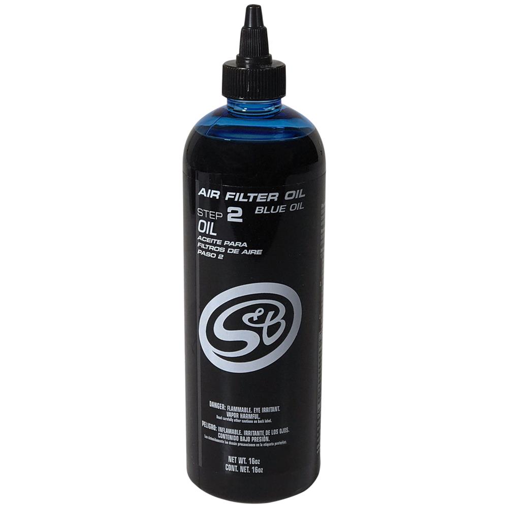 S B Filters 16 oz. Bottle of Air Filter Oil - Blue 88-0011