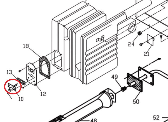 SUBURBAN MFG auto part