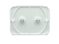 EXTERIOR CABLE/CABLE TV PLATE WHITE(WAS 543B2A)