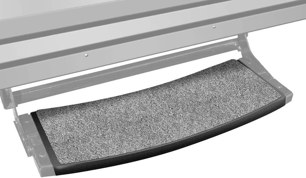 OUTRIGGER RADIUS RV STEP RUG (22IN WIDE) CASTLE GRAY