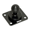 AMPS COMPATIBLE BASE MOUNT 38MM X 30MM SEMIGLOSS BLACK