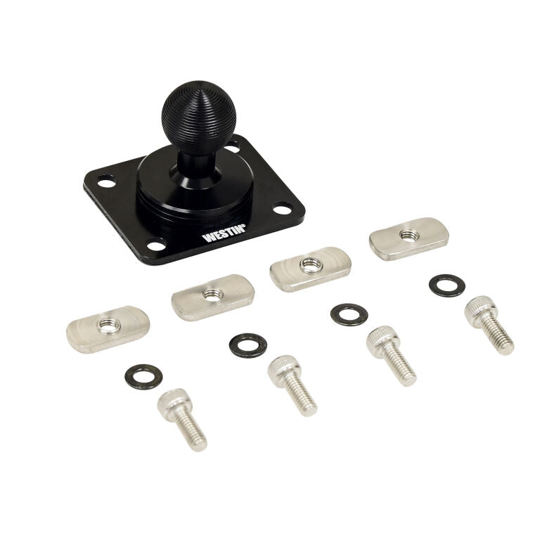 AMPS COMPATIBLE BASE MOUNT 38MM X 30MM SEMIGLOSS BLACK
