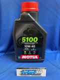 Motul 4L 5100 4-Stroke Engine Oil 10W40 4T 1 Liter - Case of 12