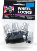 GORILLA LOCK ACORN 14-1.50 CHR 5PK