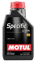 Motul 1L 100% Synthetic High Performance Engine Oil ACEA C2 BMW LL-12 FE+ 0W30