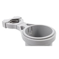 RAIL MOUNTED CUP HOLDER SMALL CLAMP GRAY