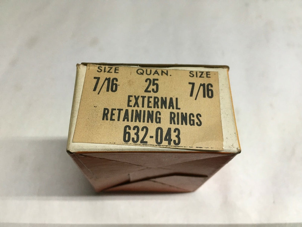 EXT RETAIN RING 7/16