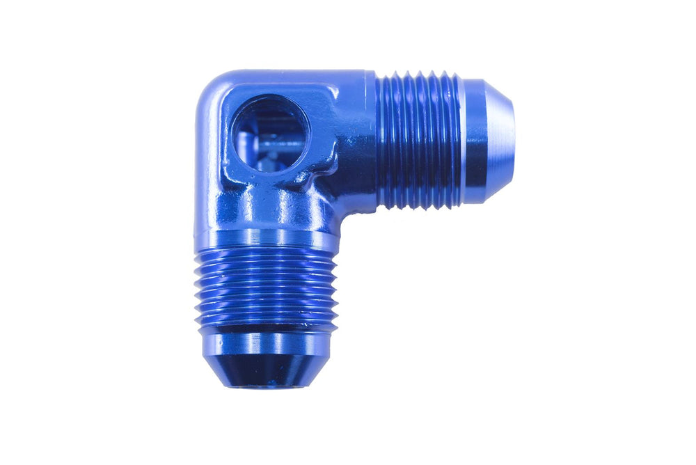 06 AN MALE 90DEG ADAPTER WITH 1/8 IN NPT PORTBLUE