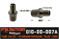 DOME: FLAT 1.990 OD .500 ID 1.834 BORE .870 TLG 7/16-20 HOLE 1/2 BOLT STEEL 1018