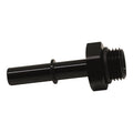 DeatschWerks 6AN ORB Male to 5/16in Male EFI Quick Connect Adapter - Anodized Matte Black