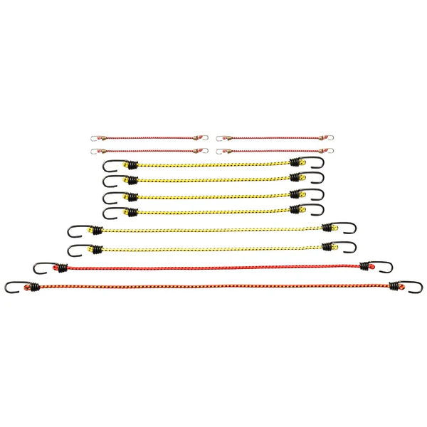 BUNGEE CORD MULTIPACK 12 PIECES CONTAINS 410IN 418IN 224IN 130IN 13
