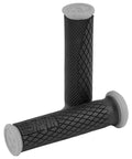 ProTaper Full Diamond Dual Density ATV Grips - Black/Gray