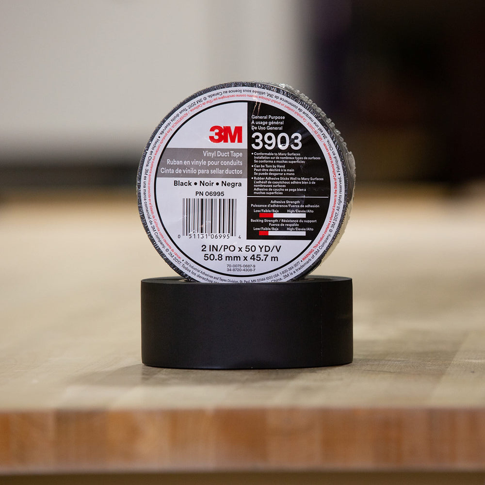 3M VINYL DUCT TAPE 3903 BLACK 2 I