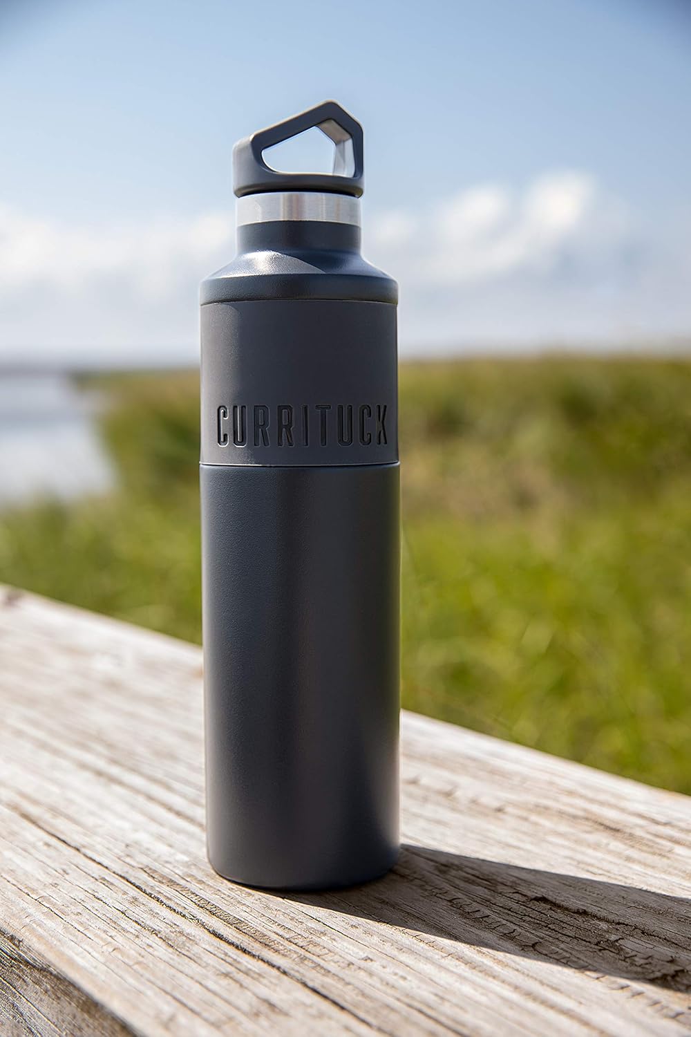 CURRITUCK SS BOTTLE 20OZ STANDARD MOUTH CHARCOAL