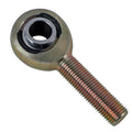 QA1 EX Series Endura Rod End - Male/Left Hand - .375in Bore x 3/8-24 w/Stud - Carbon Steel