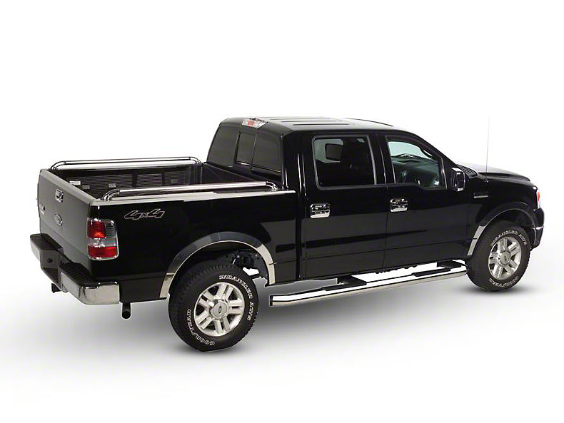 Boss Bar: 2004 Ford F150 Super Cab Long Bed; Stainless Steel