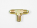 Fragola -6AN Tee 1/4 NPT On Side - Steel