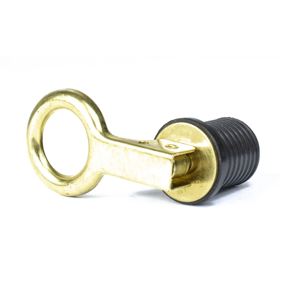 DRAIN PLUG SNAP DOWN BRASS 1 1/4IN