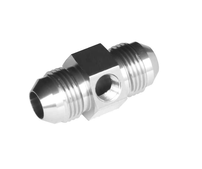 06 MALE TO 06 MALE AN/JIC WITH 1/8 NPT IN HEX CLEAR