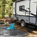 OUTRIGGER RADIUS XT RV STEP RUG 22 IN. WIDE BLACK ONYX