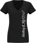 LS LADIES V-NECK BLOCK PARTY TEE -