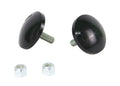 Whiteline W93504 -Ultra Low Bump Stops; H 3/8 in.; Dia. 2 in., 1 in. L Stud