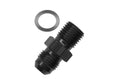 10 MALE AN/JIC FLARE TO M12X1.5 INVERTED ADAPTER BLACK