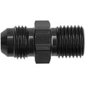 10 MALE AN/JIC FLARE TO M12X1.5 INVERTED ADAPTER BLACK