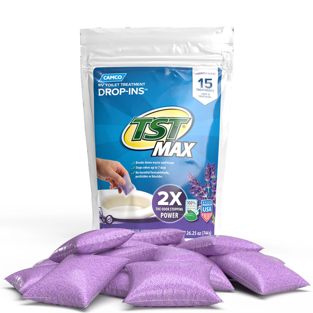 TST LAVENDER DROPINS TOILET TREATMENT 15/BAG