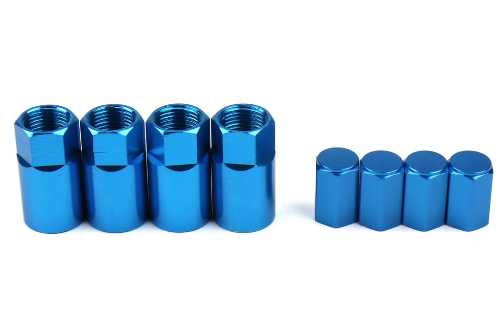 Wheel Mate Aluminum TPMS Valve Stem Cover - Blue Anodize