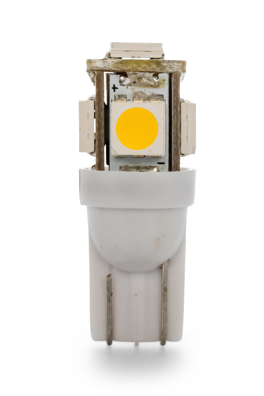 LED 194/906 (T10 WEDGE) 5LED 60LM BRIGHTWHITE (1PK)