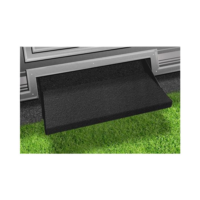 OUTRIGGER RV STEP RUG (23IN WIDE) BLACK ONYX