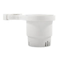 RAIL MOUNTED CUP HOLDER SMALL CLAMP WHITE
