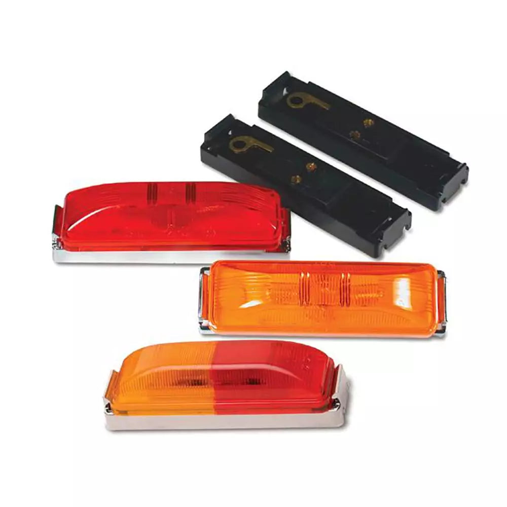 3 13/16IN RED/AMBER SEALED CLEARANCE / MARKER LIGHT